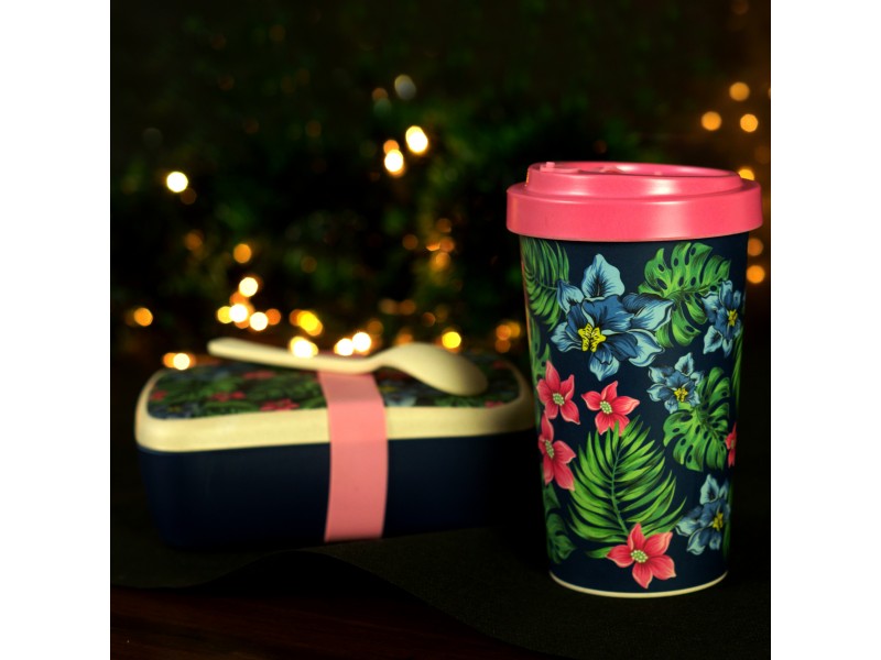 BAMBOO CUP TROPICAL PINK 3