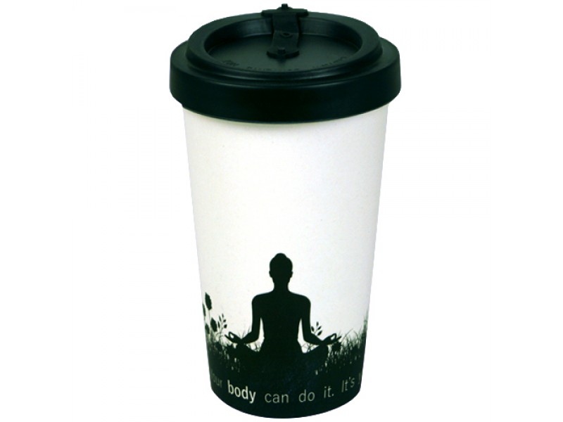 Bamboo cup / mug en bambou Yoga