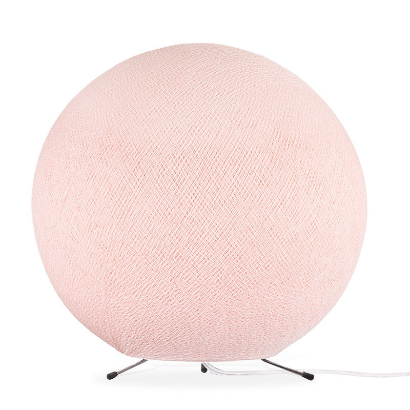 la case de cousin paul lampe globe rose poudre 1