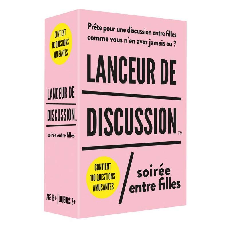 lanceur de discussion jeu de société soirée entre filles hygge games