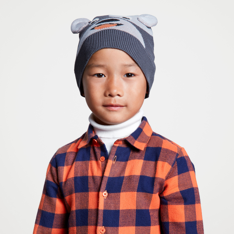 AFFENZAHN CHIEN BONNET ECHARPE ENFANT HIVER  cadeau idee cadeau enfant (1)