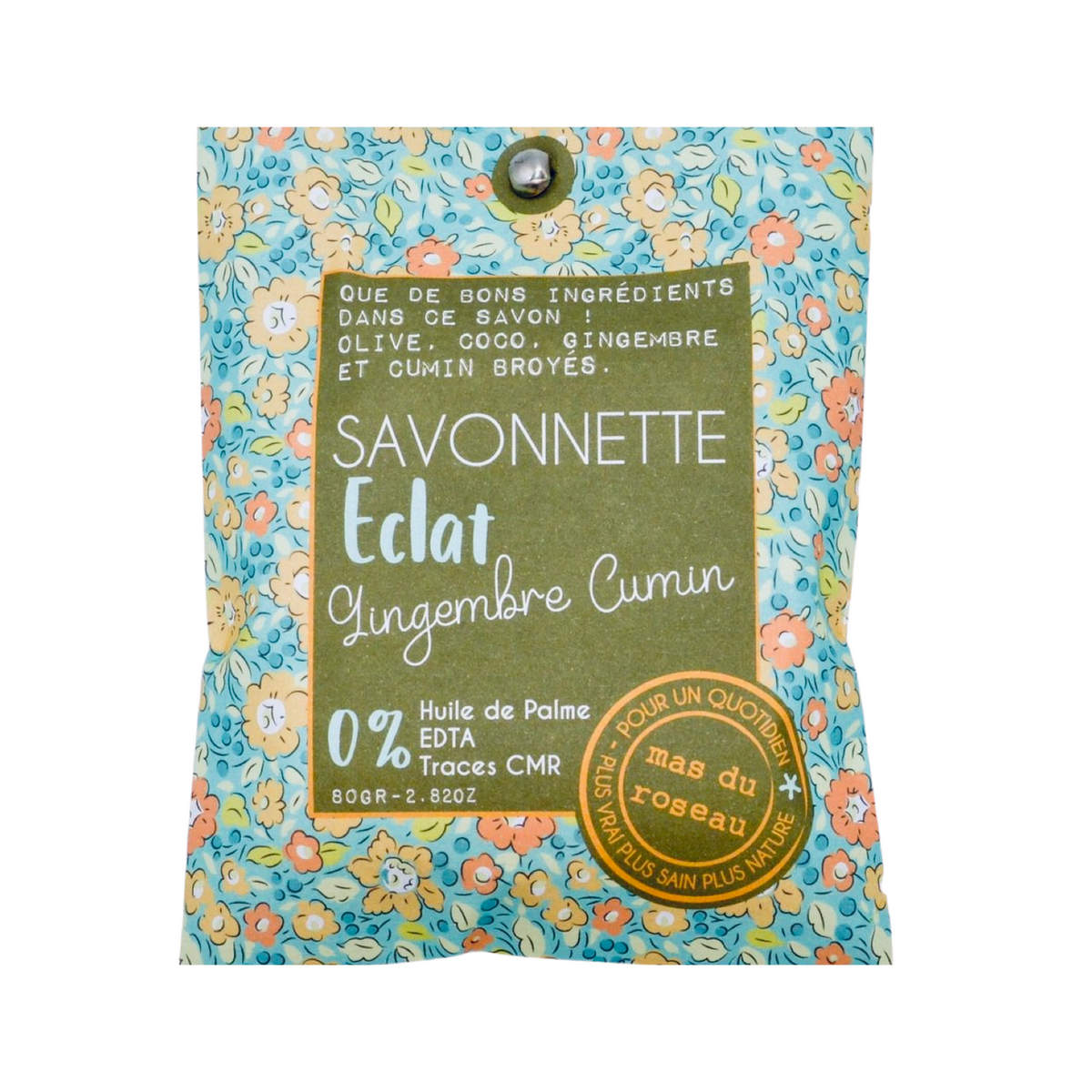 Savonnette eco-friendly Eclat au gingembre et cumin