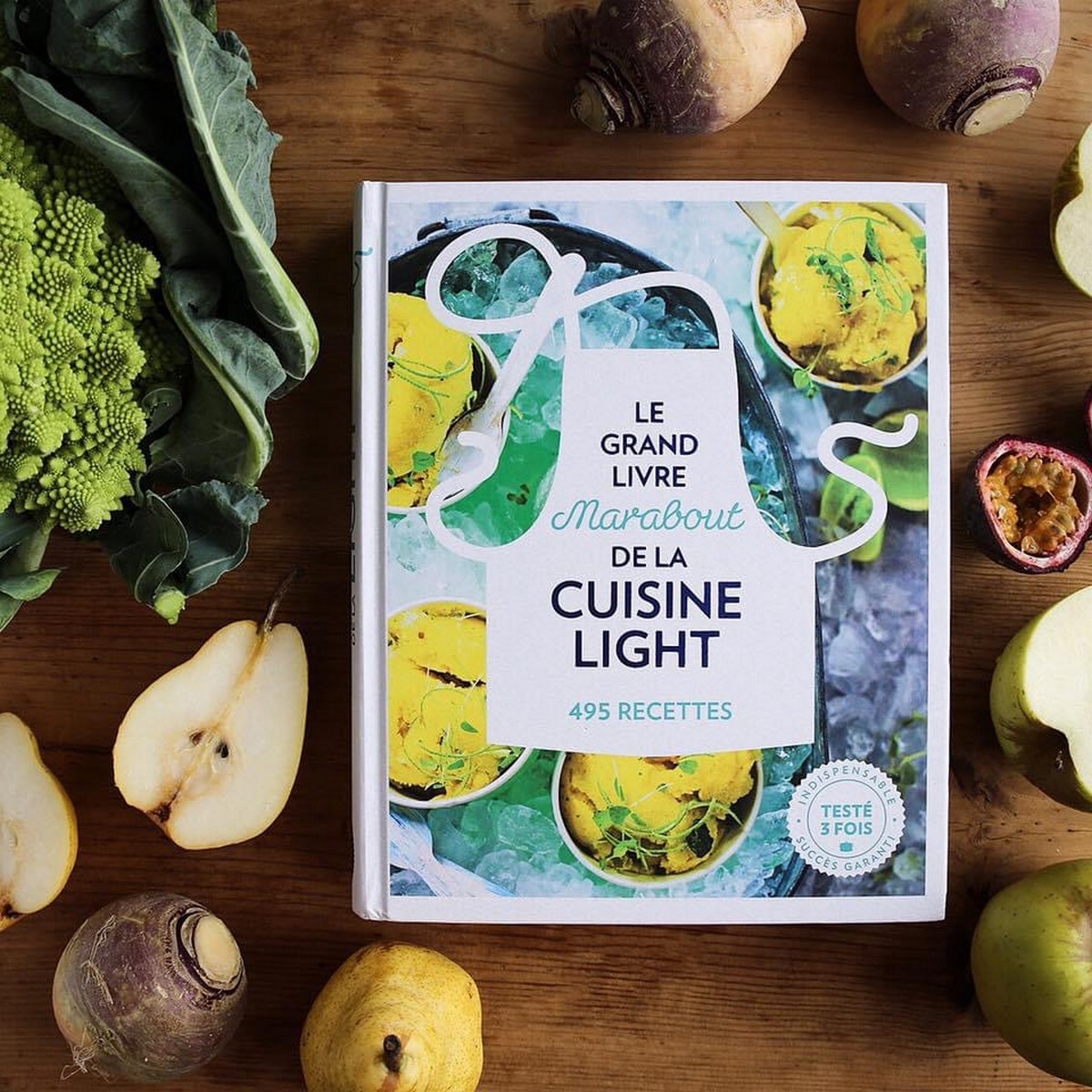 Le grand livre Marabout de la cuisine light / 495 recettes saines