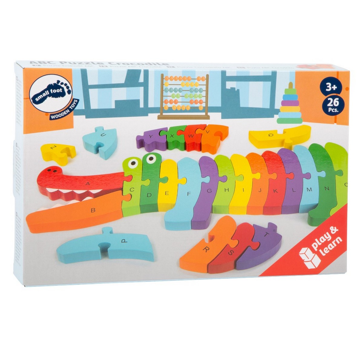 legler small foot abc puzzle crocodile alphabet coloré en bois un jeu chez ugo et lea (2)