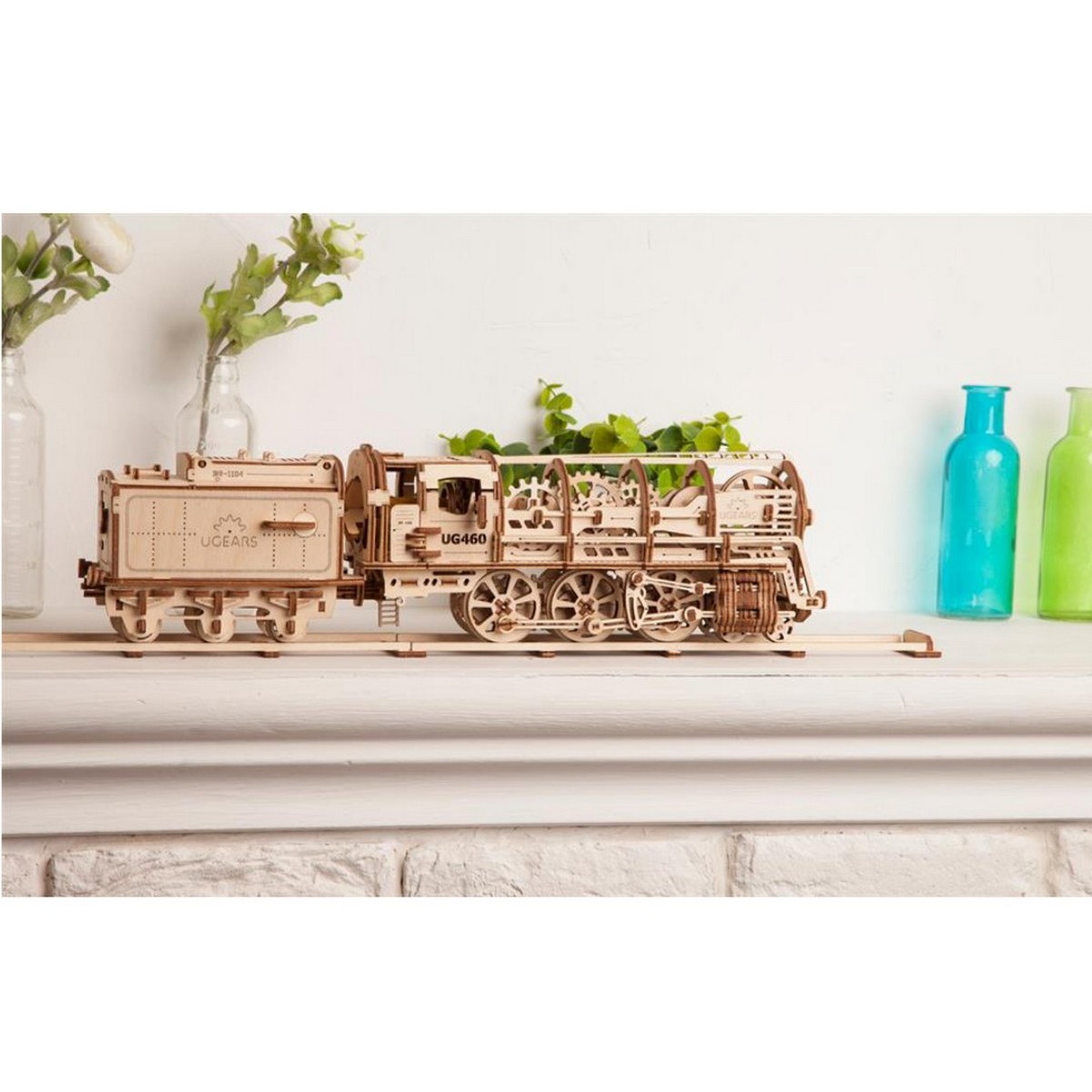UGEARS maquette en bois pour adulte locomotive a la vapeur. une idee cadeau chez ugo et lea  (9)