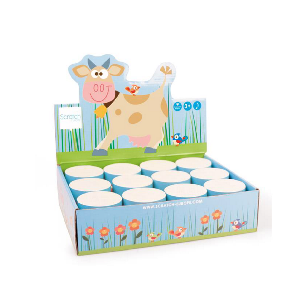 Lutèce Créations Boîte à meuh ou boîte à Vache Traditionnelle pour Entendre  Le meuglement d'une Vache : : Jeux et Jouets