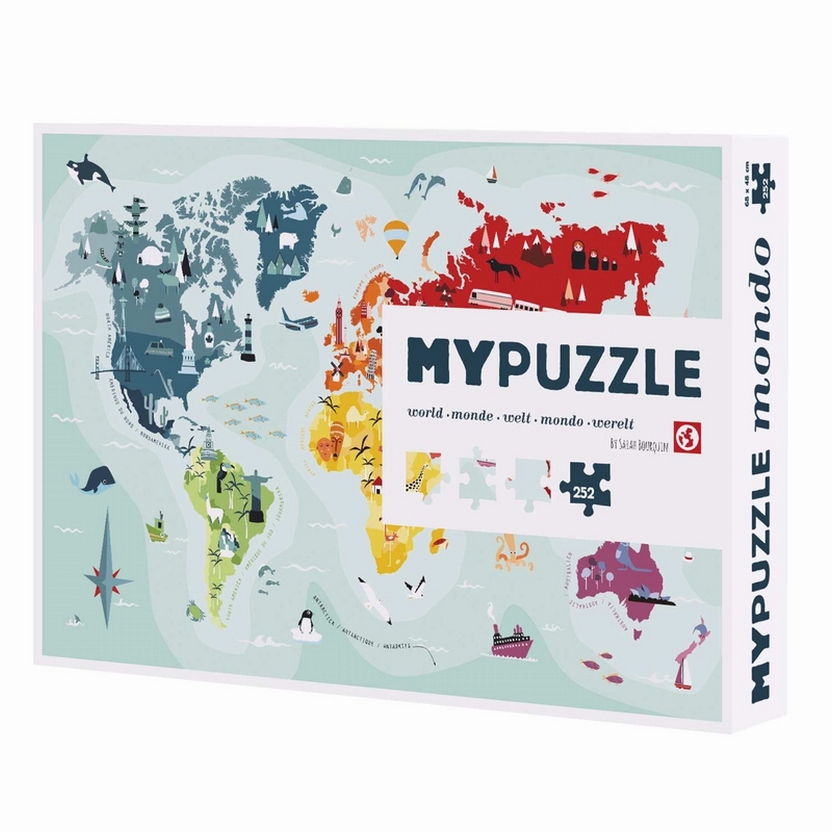 Puzzle carte du monde