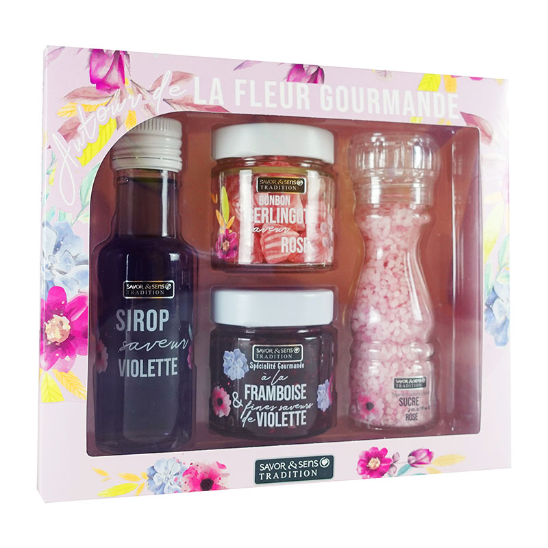 Coffret découverte & dégustation : Autour de la fleur gourmande