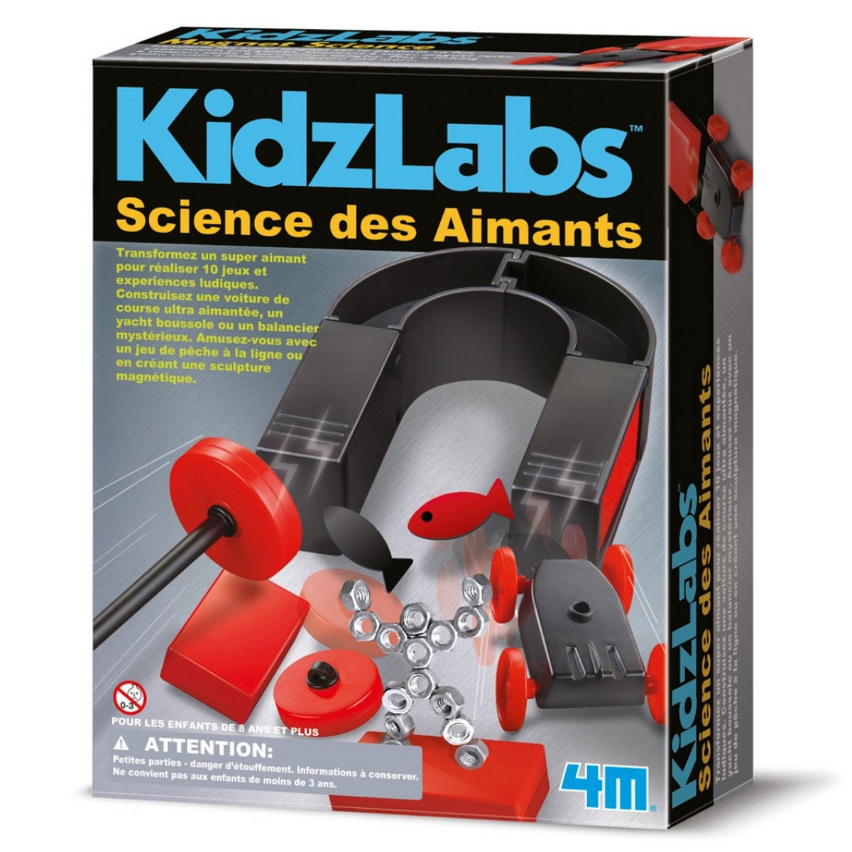 CHEZ UGO et LÉA Eveil et jeu Green science kidzlabs 4M science des aimants   (2)