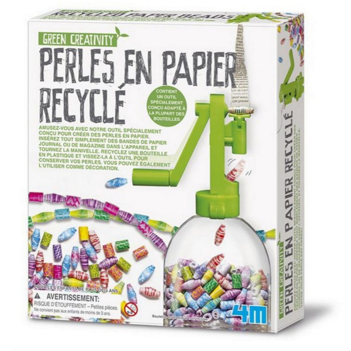 Kit créatif : créer des perles en papier recyclé