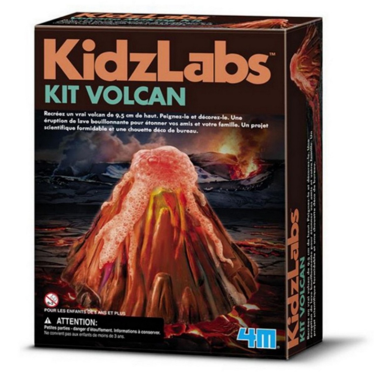 Kit volcan à mouler en plâtre