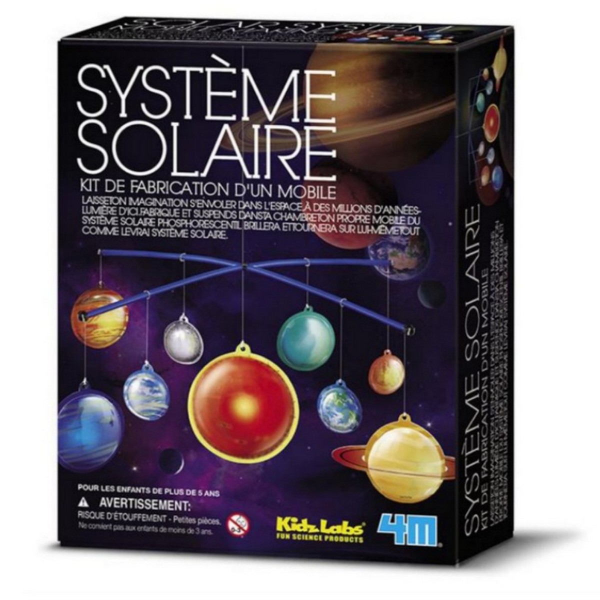 Kit de fabrication d\'un mobile système solaire