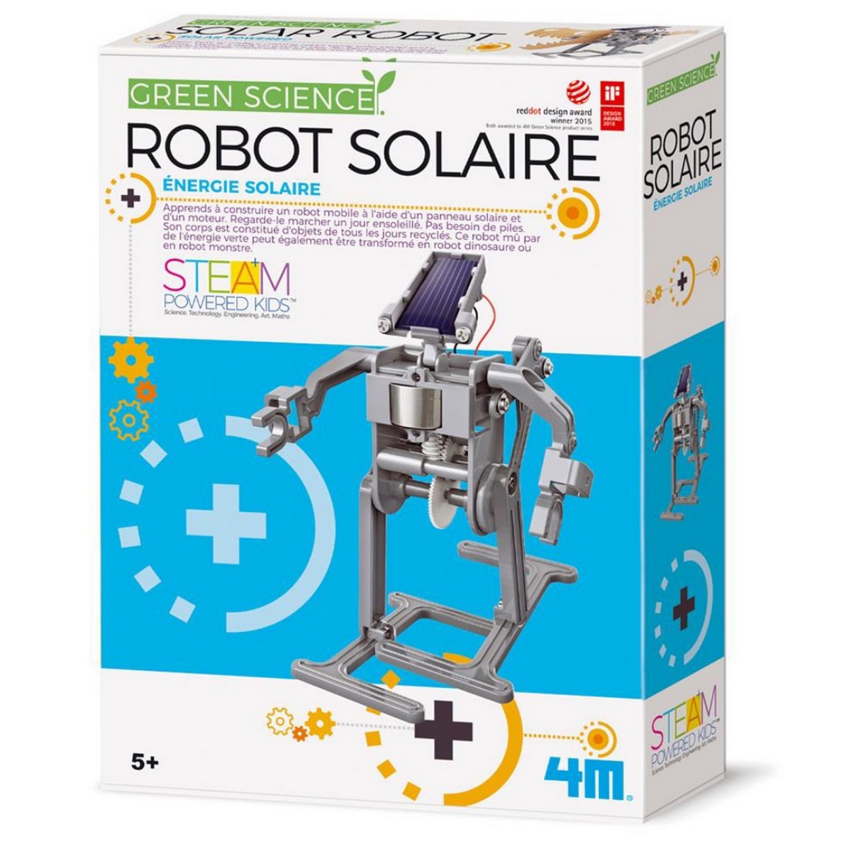 Robot solaire, jeu éducatif et scientifique