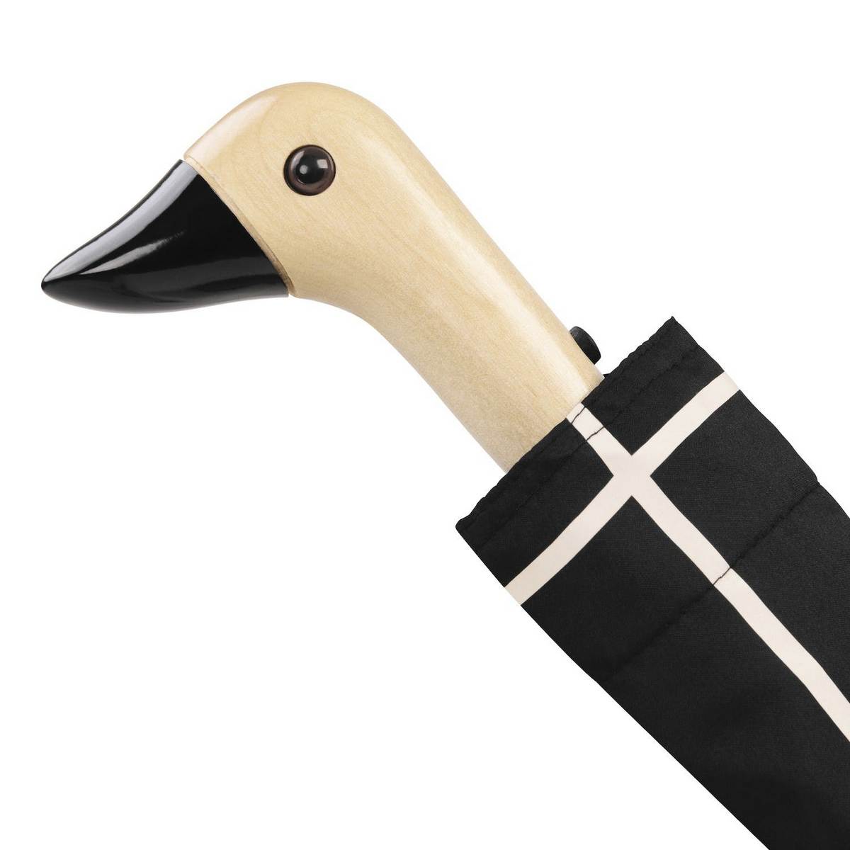 original duckhead parapluie noir manche canard une idee cadeau chez ugo et lea  (5)