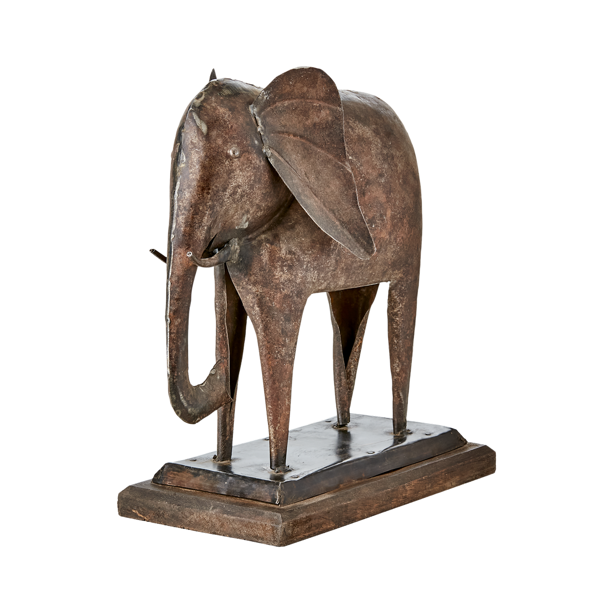 Gaston, statue d’éléphant en métal upcyclé (collection Figaro)
