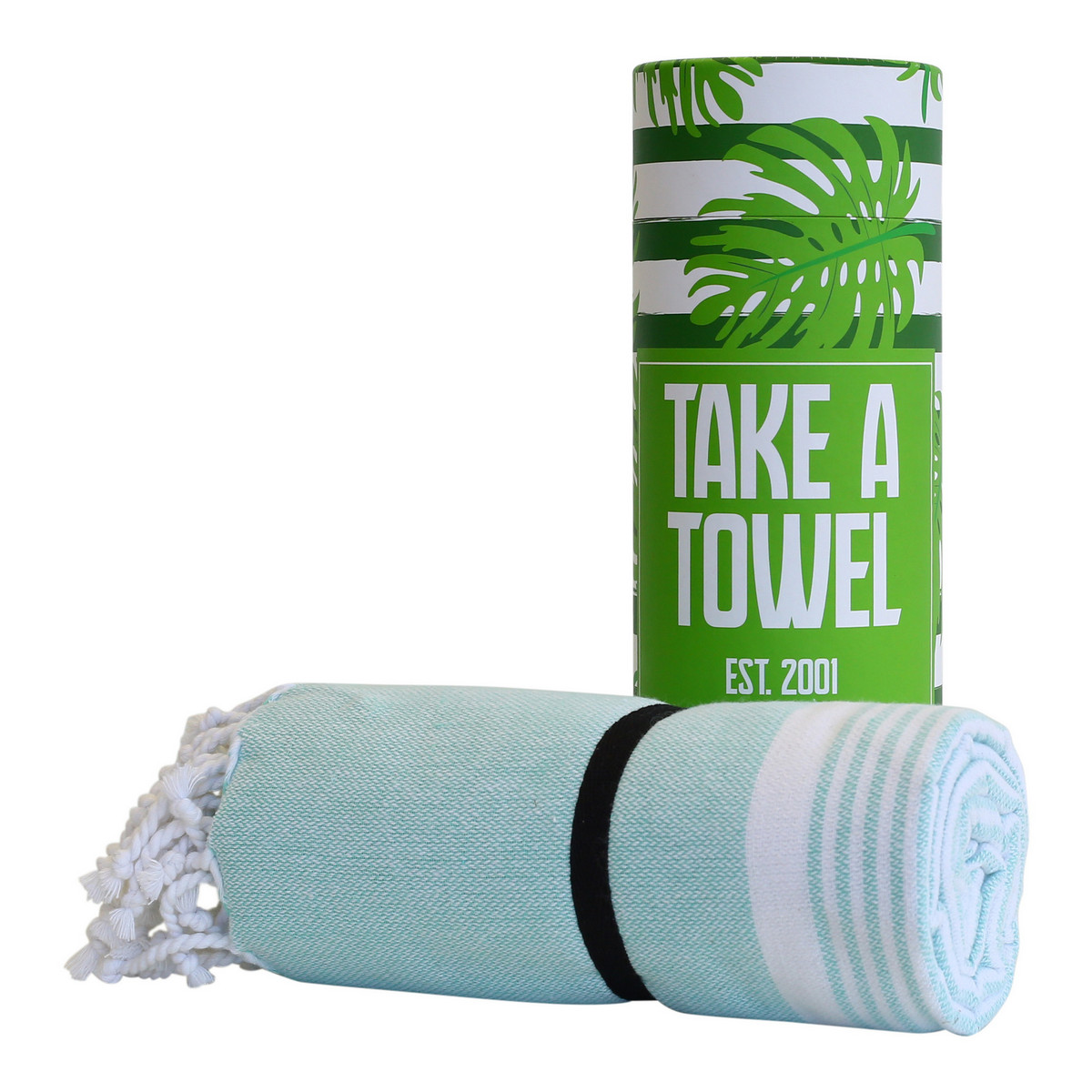 Fouta, serviette de plage, drap de bain pour hammam et sauna – vert clair