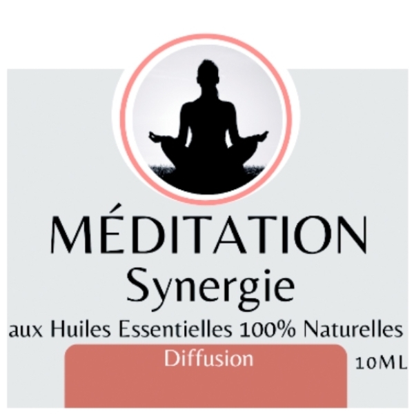 Synergie d'huiles essentielles 10 ml / Méditation / Naturelle
