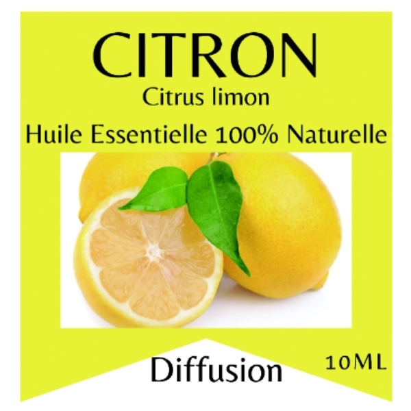 Huile essentielle 100% naturelle Citron 10 ml