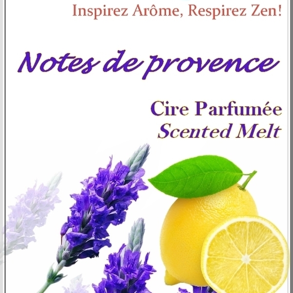 cire pour brûle parfum senteur note de Provence chez ugo et léa