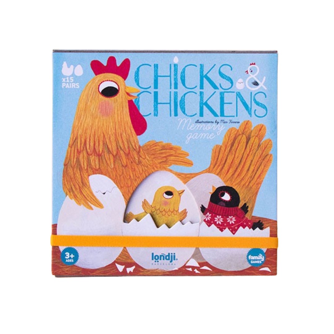 Memo Chicks and chickens – Poussins et poules