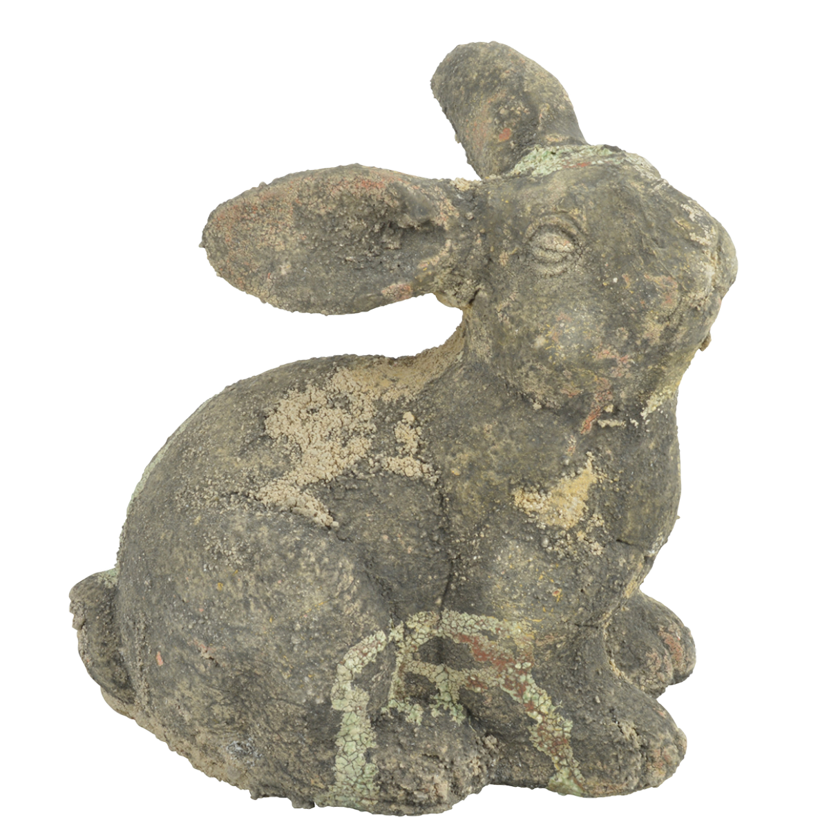 Lapin patiné à l’ancienne pour déco de jardin