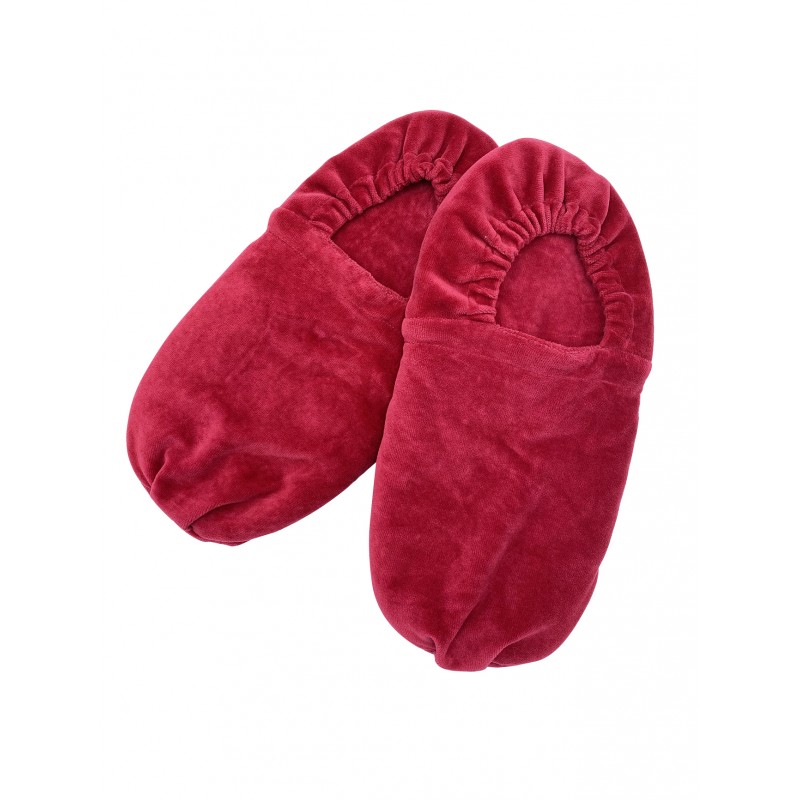Chaussons chauffants – bouillotes sèches micro-ondables (Taille 2 – pointure 40/45)
