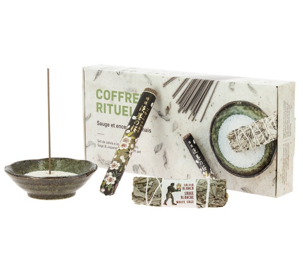 Coffret rituel sauge et Encens japonais traditionnel Tierra Zen Chez ugo et léa 4