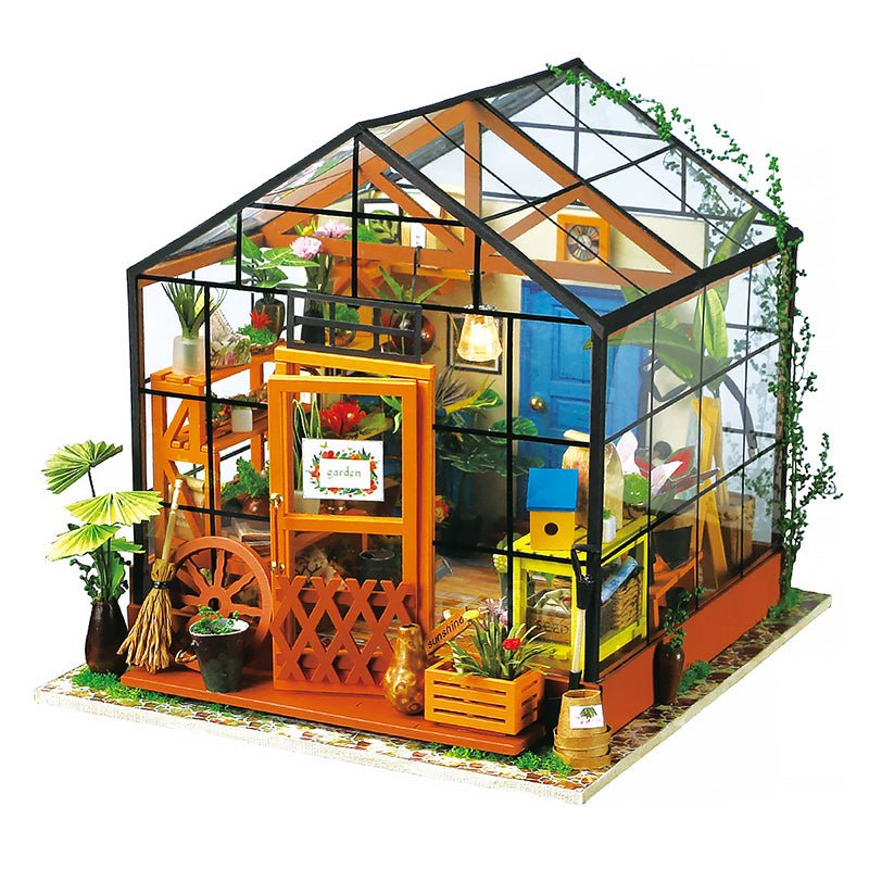 Maison miniature : La serre de Cathy / Cathy\'s flower house DIY