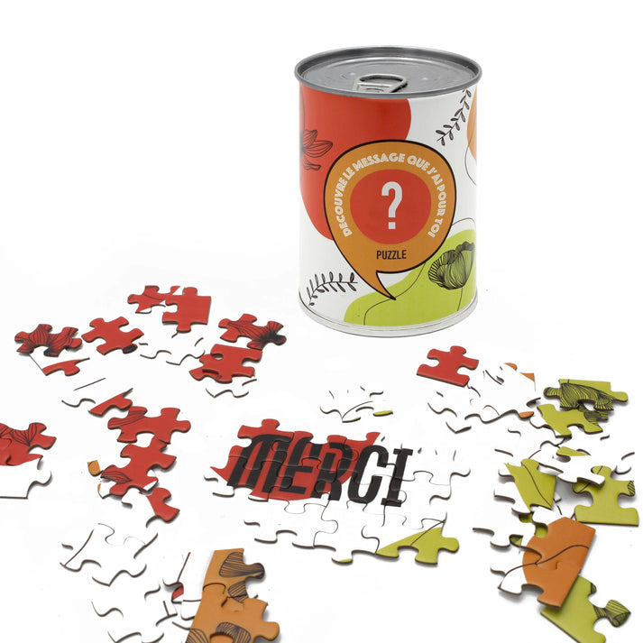 Merci message puzzle en boite BWAT Chez Ugo et Léa 2