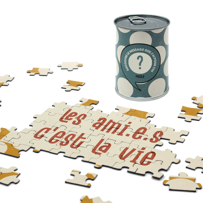 Les ami-e-s cest la vie message puzzle en boite BWAT Chez Ugo et Léa 2