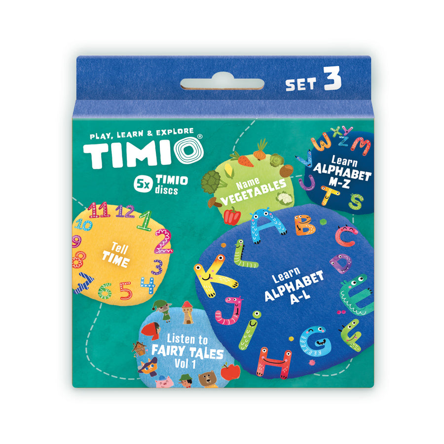 5 disques magnétiques pour lecteur éducatif Timio / Set 4