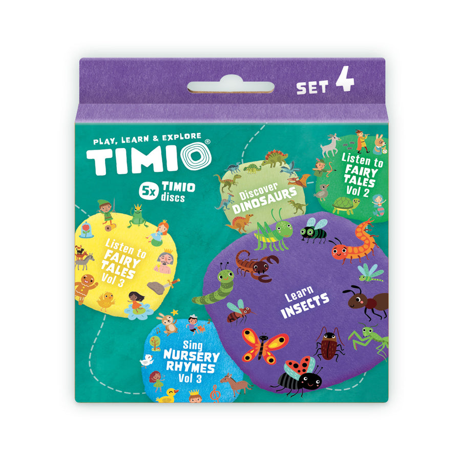 5 disques pour lecteur éducatif Timio. Set 4