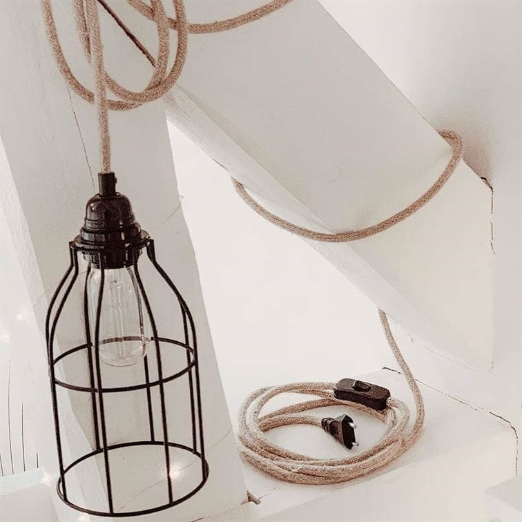 hoopzi lampe cage noire avec cable naturel une idee cadeau chez ugo et lea (5)