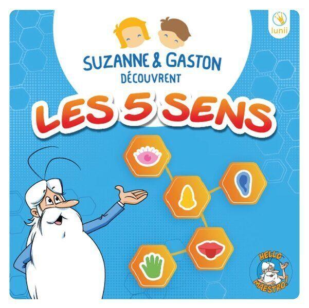 lunii histoire numero 4 suzanne et gaston decouvrent les 5 sens une idee cadeau chez ugo et lea