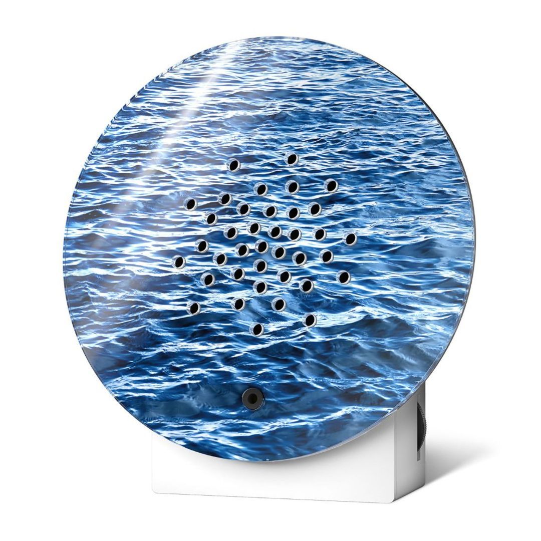 Oceanbox avec bruits de vagues / Modèle rond décor océan
