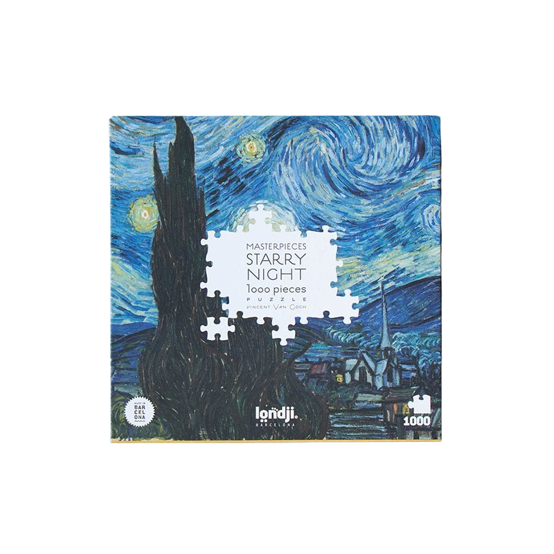 Micro puzzle 600 pièces le ciel étoilé (Starry night) de Van Gogh