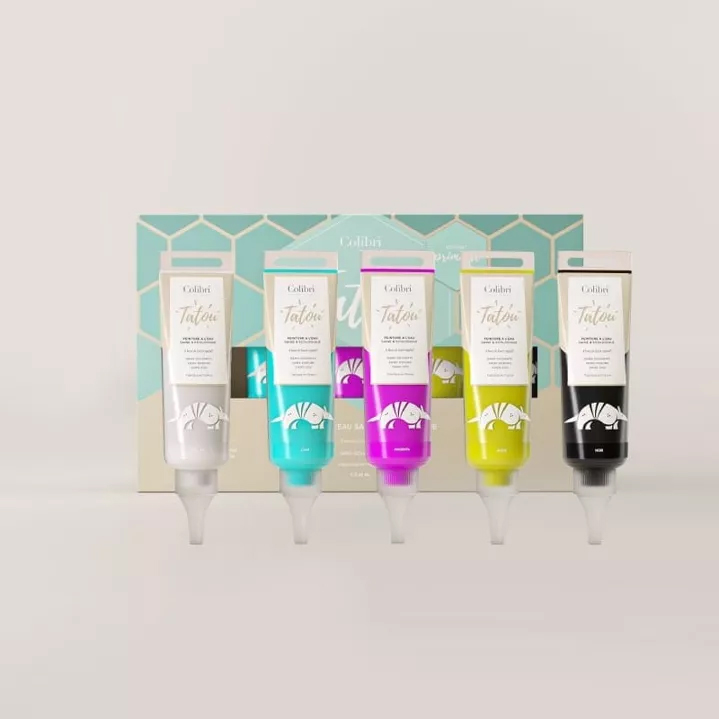 Coffret de peinture extra fine biosourcées 5 tubes 40 ml Les primaires