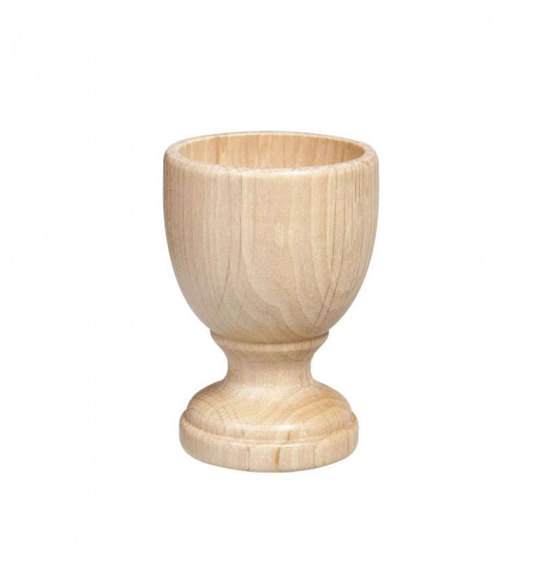 Coquetier en bois de charme