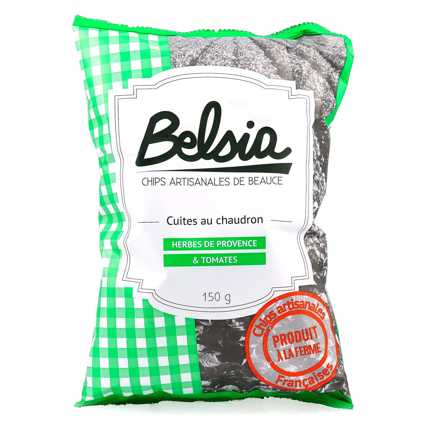 Chips artisanales aux herbes de provence et tomates