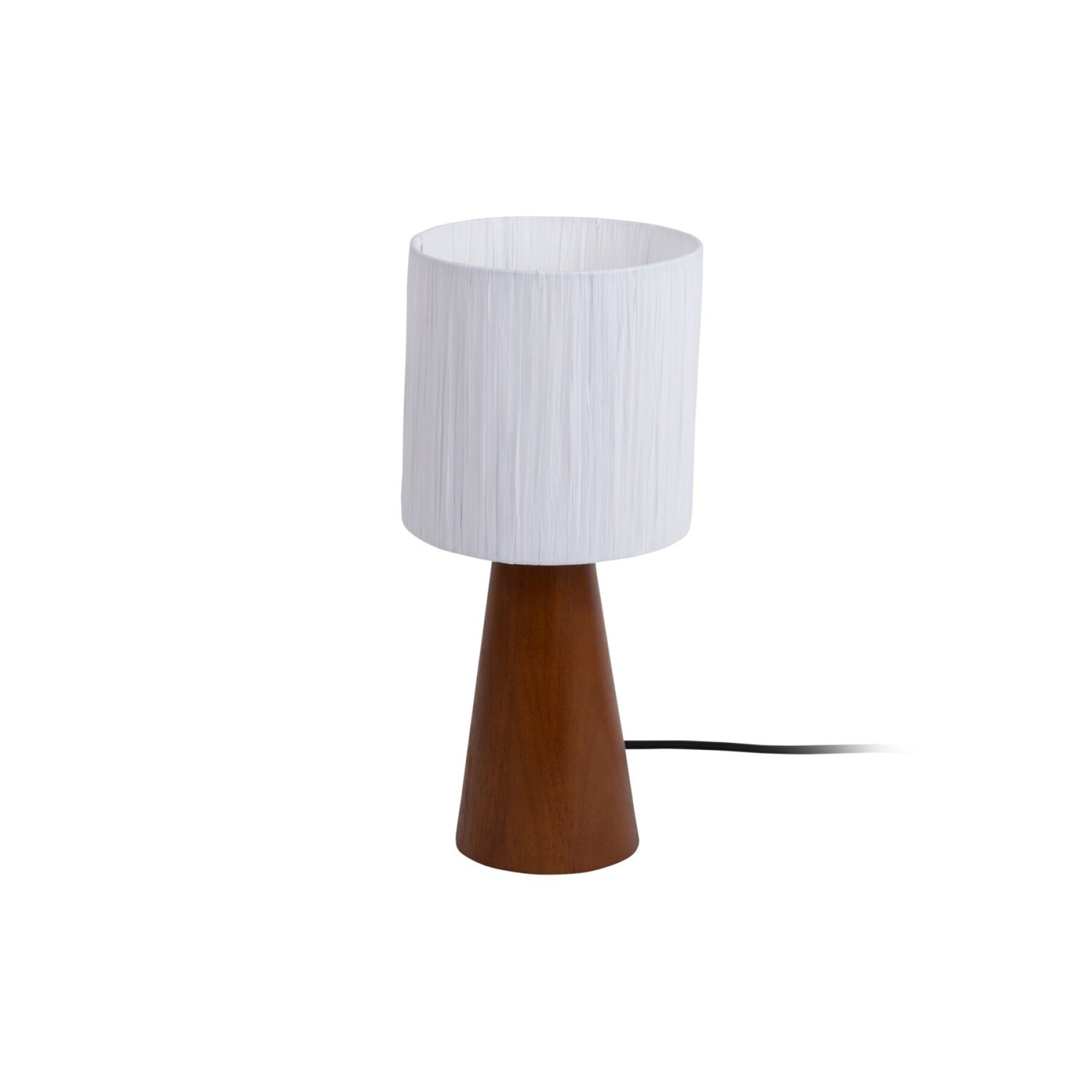 Lampe de table cone pur ivoire