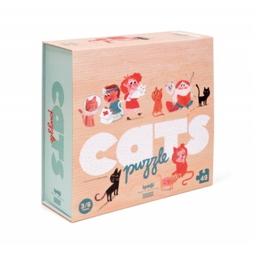 Puzzle 3/6 ans  Chats / Cats