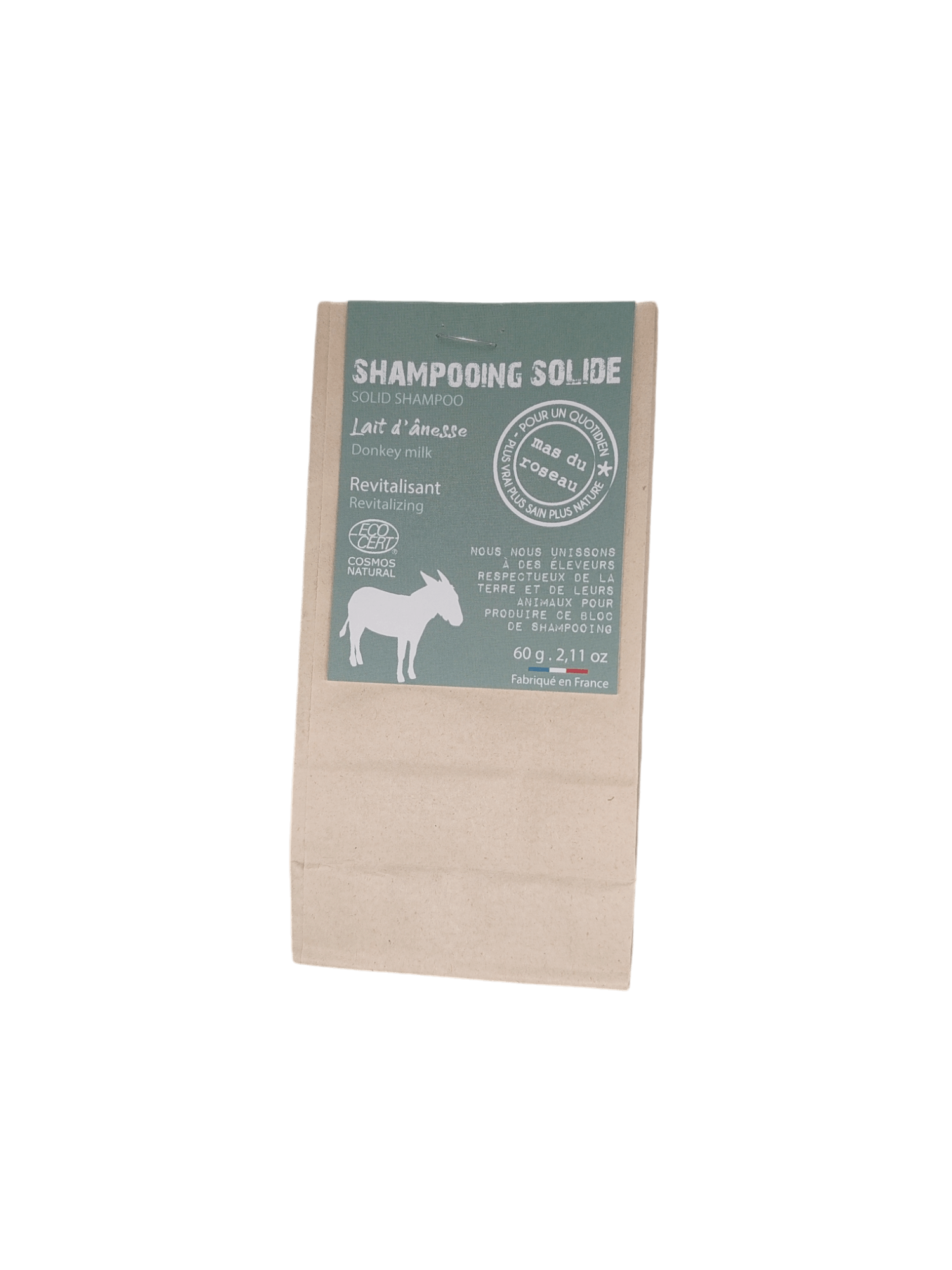 Shampooing solide au lait d\'anesse 60gr