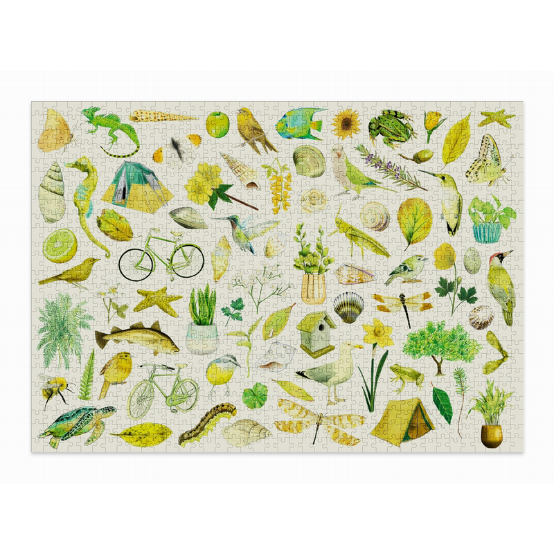 Puzzle green