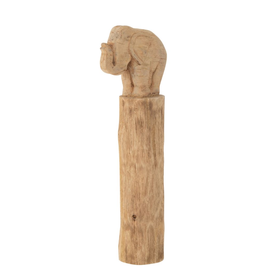 Statue d\'éléphant sur socle