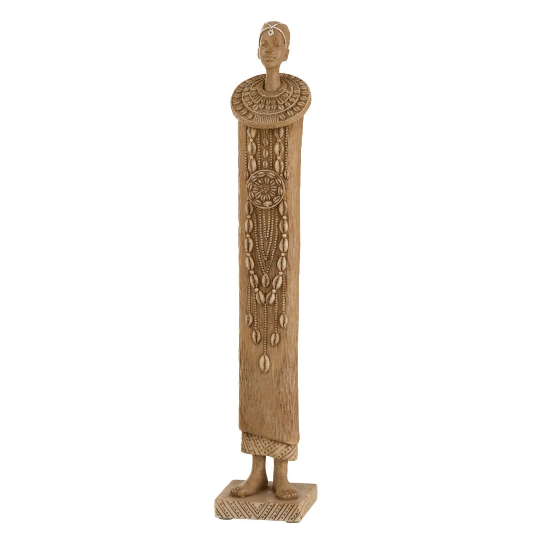Personnage africain tête de face