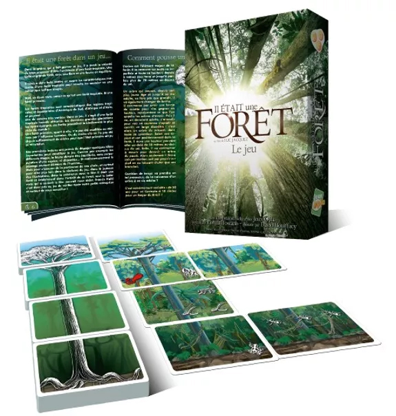 Elements du jeu Il était une forêt étalés