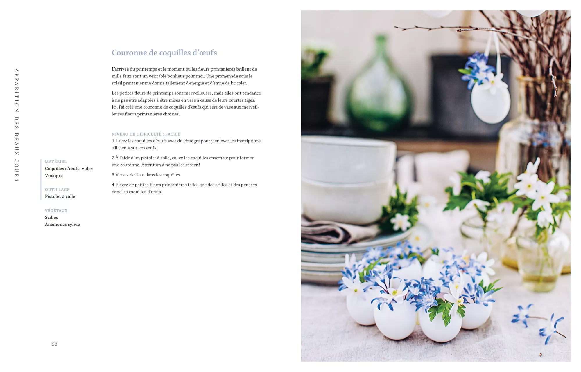 Couronne de coquilles doeufs