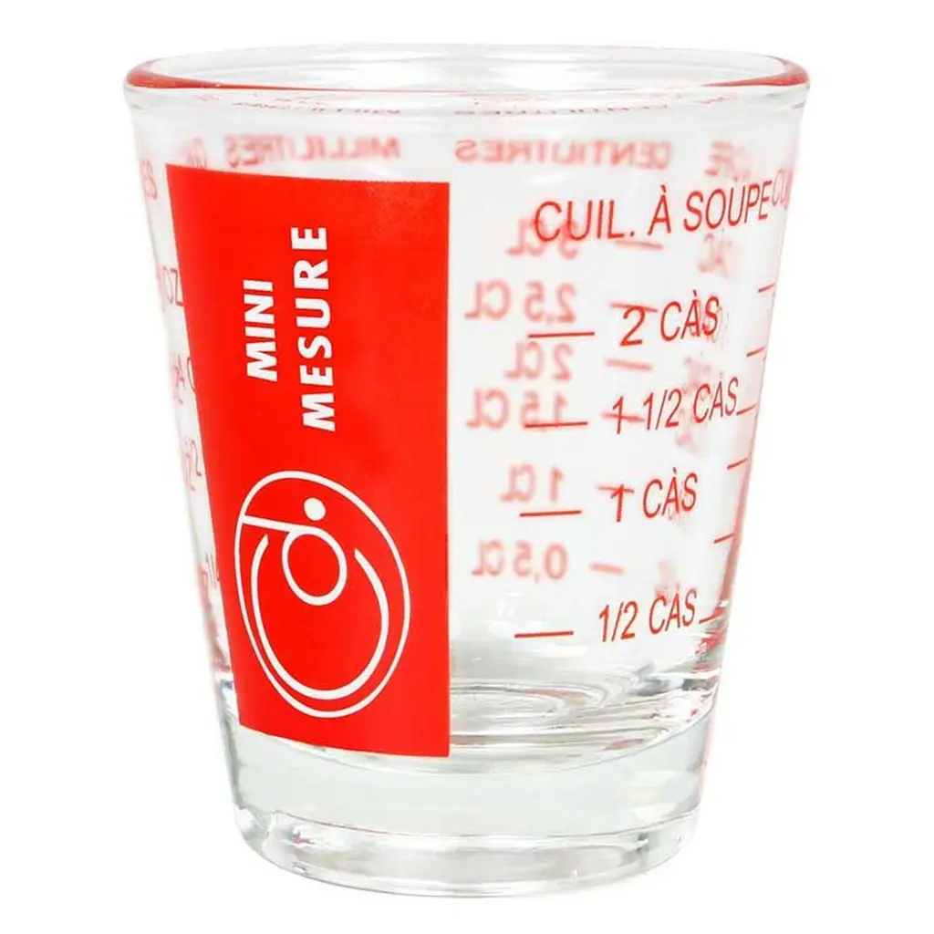 Mini verre mesure de 5 à 35 ml