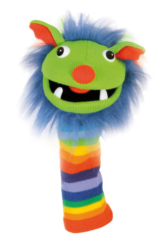 Chaussette marionnette Arc en ciel