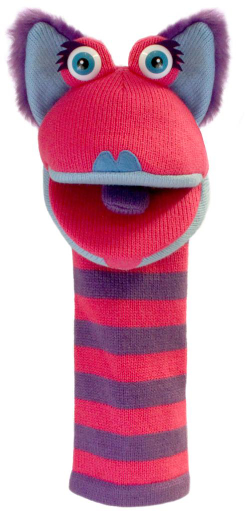 Chaussette marionnette Kitty